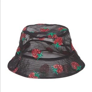 Lirika Matoshi strawberry bucket hat